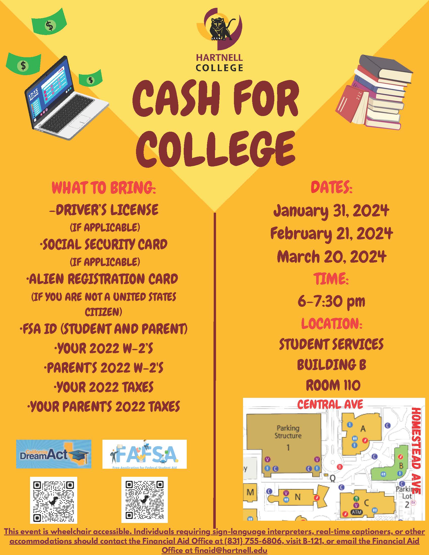Cash for College 2024